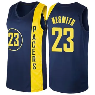 Men's Aaron Nesmith Indiana Pacers Navy Blue Jersey - City Edition - Swingman